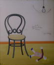 Sans titre - Chaise sans rose - 110x132 cm
