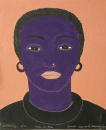 Zeinab aux courts cheveux crepus  - 38x46 cm