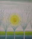 Soleil couchant - 38x46 cm