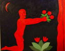La supplique du peau-rouge - 80x100 cm