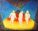 Trois petits tours et puis s'en vont - 60x73 cm