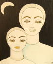Madonne orientale  - 54x65 cm