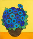 Le vase noir - 54x65 cm