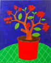 La nappe verte - 38x46 cm