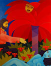 Le villageois qui cherche son veau (Conte) - 114x146 cm