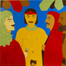 F160 Le marchand, le gentillhomme le ptre et le fils du roi (Coll. Muse) - 90x100 cm