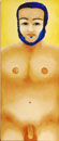 Sans titre - Homme nu - 38x90 cm
